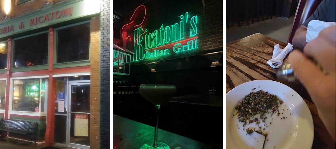 Ricatoni's Italian Grill Menu
