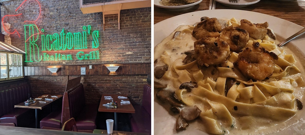 Ricatoni's Italian Grill Menu